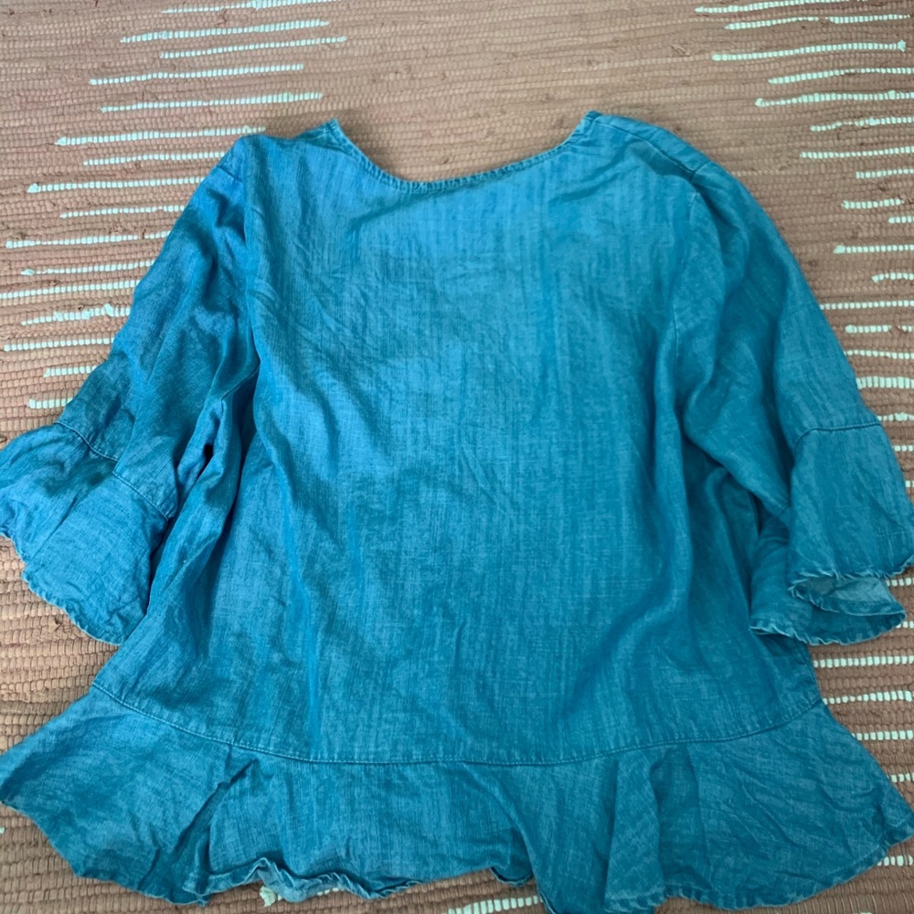 Blue blouse - Picture 3 of 3